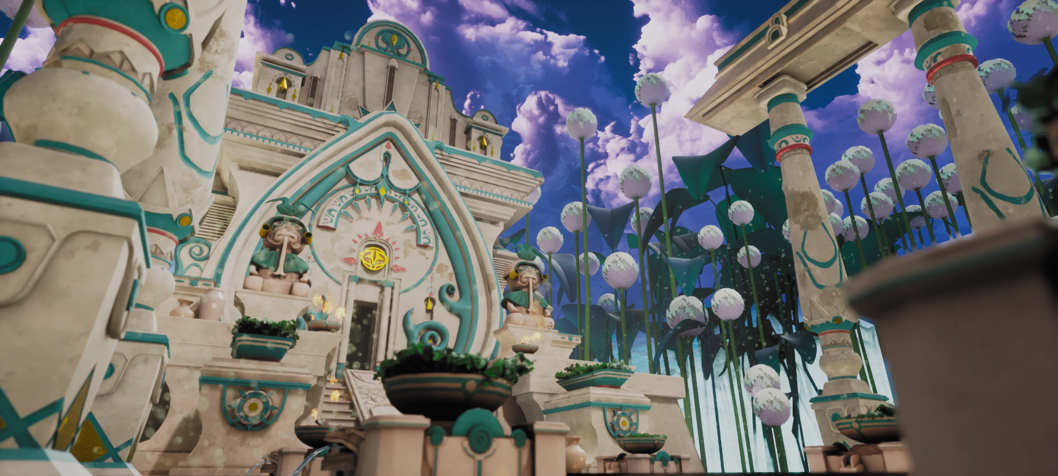 Stylized Ancient Temple, image 5