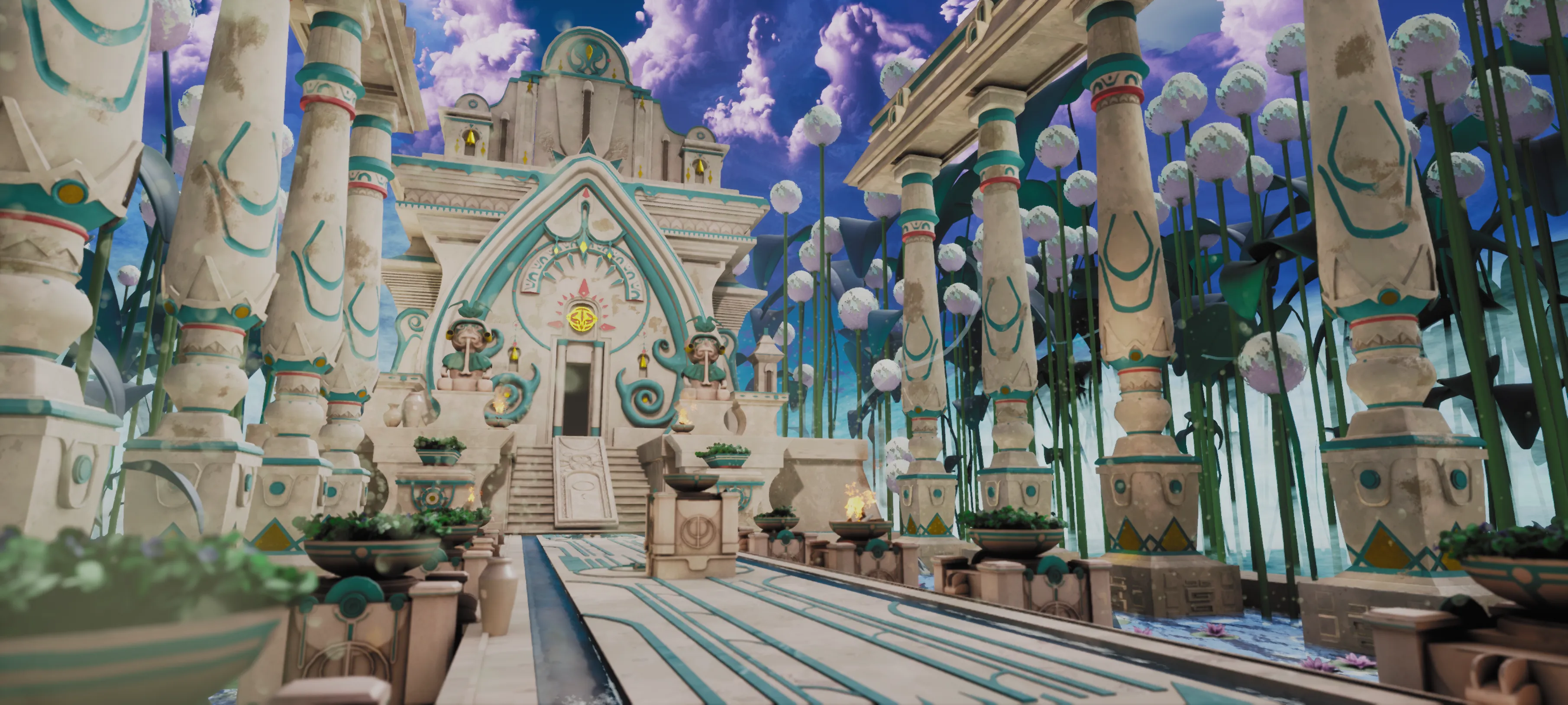 Stylized Ancient Temple, image 7