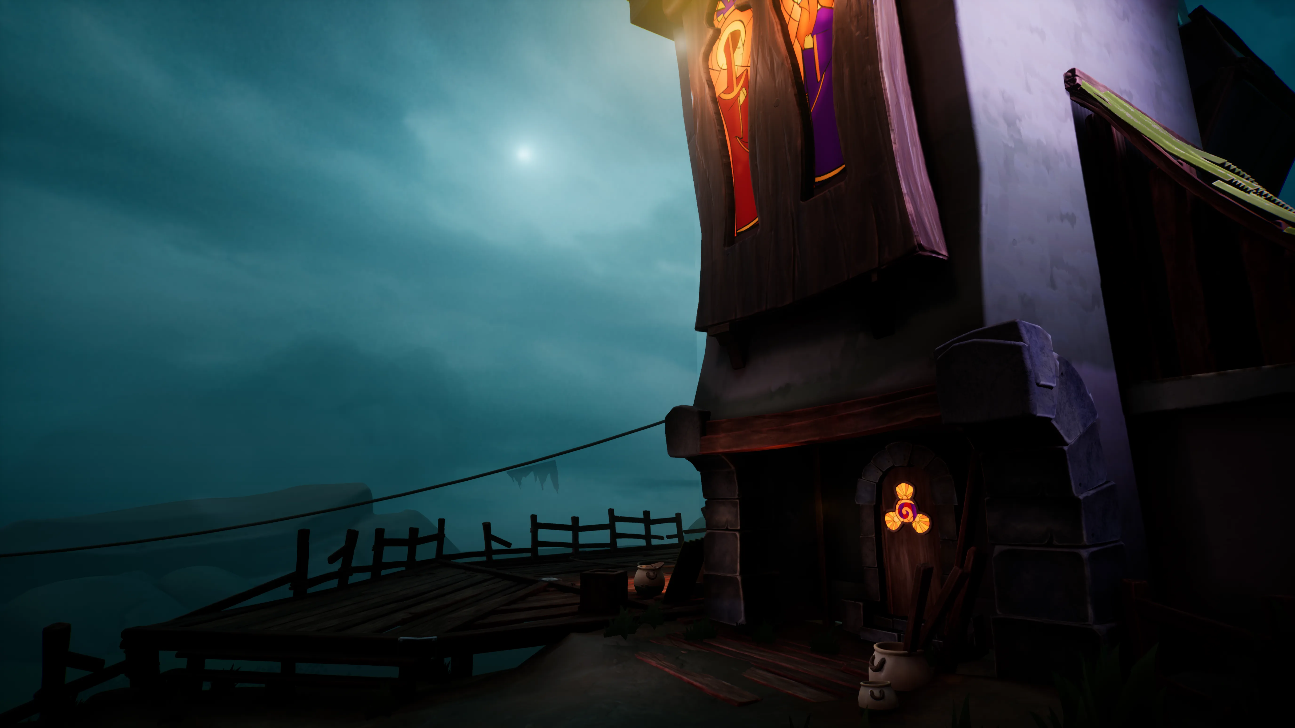 Stylized Perched Church, image 4