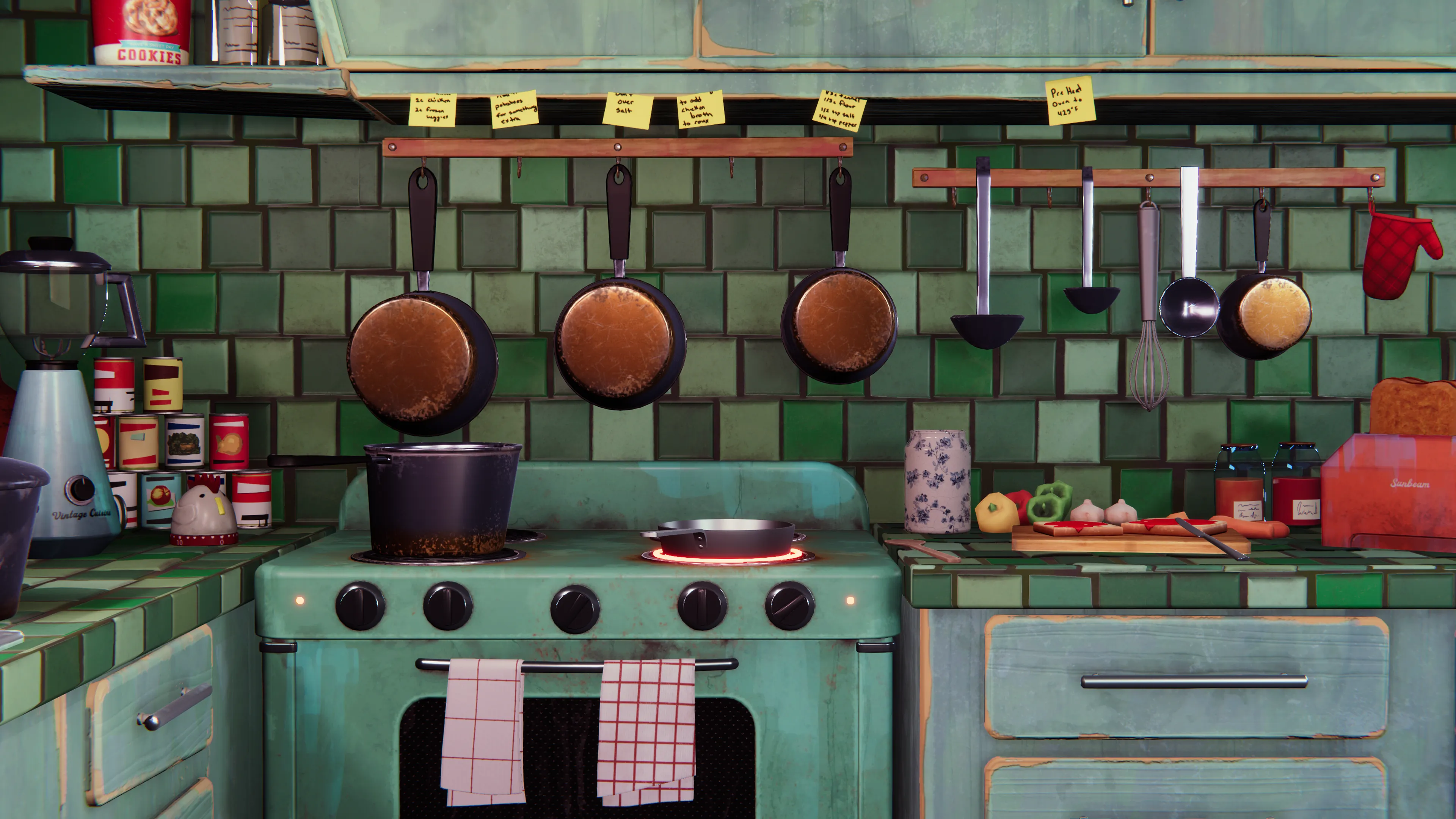 Stylized House Interior, image 28