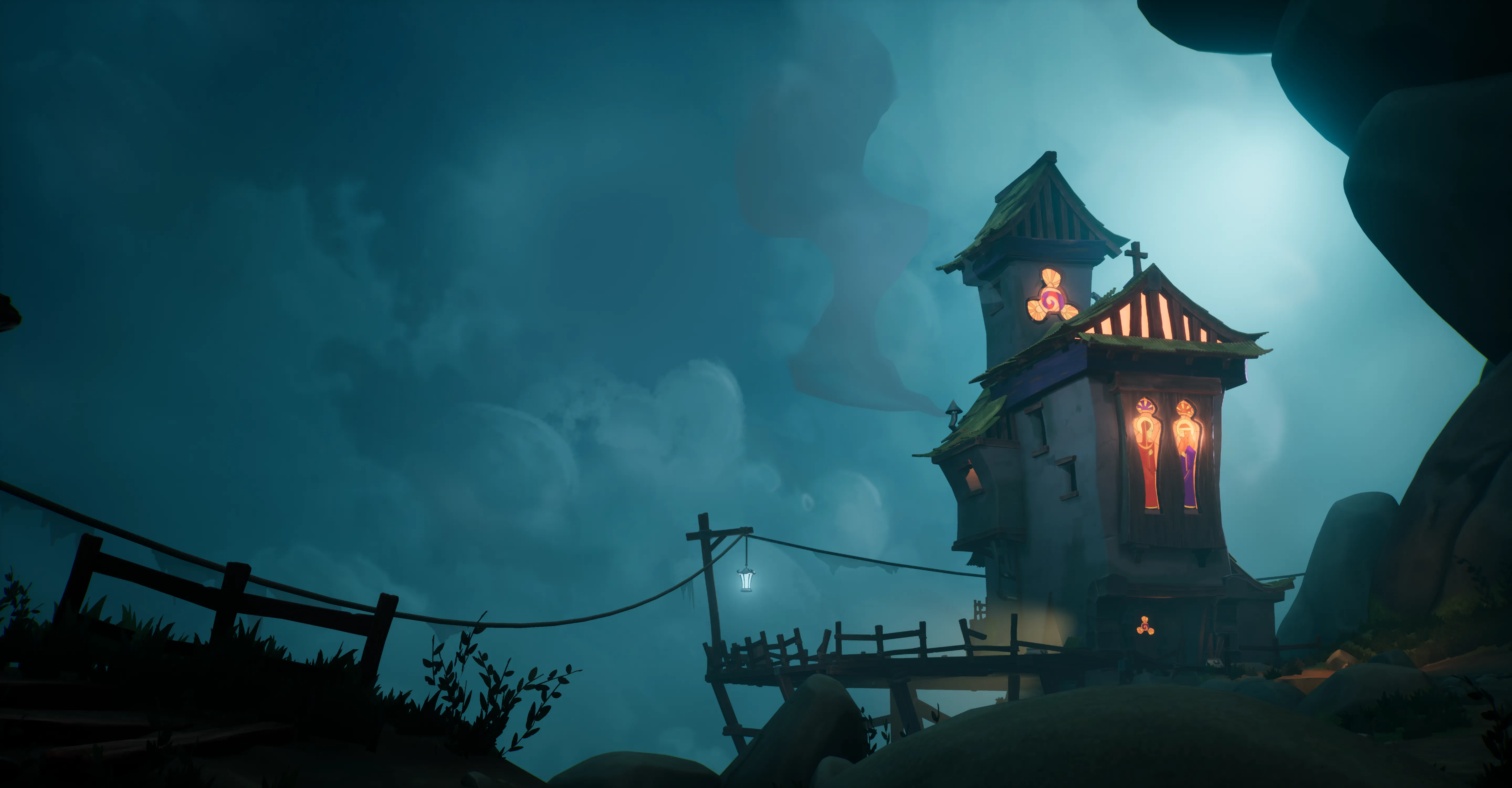Stylized Perched Church, image 2