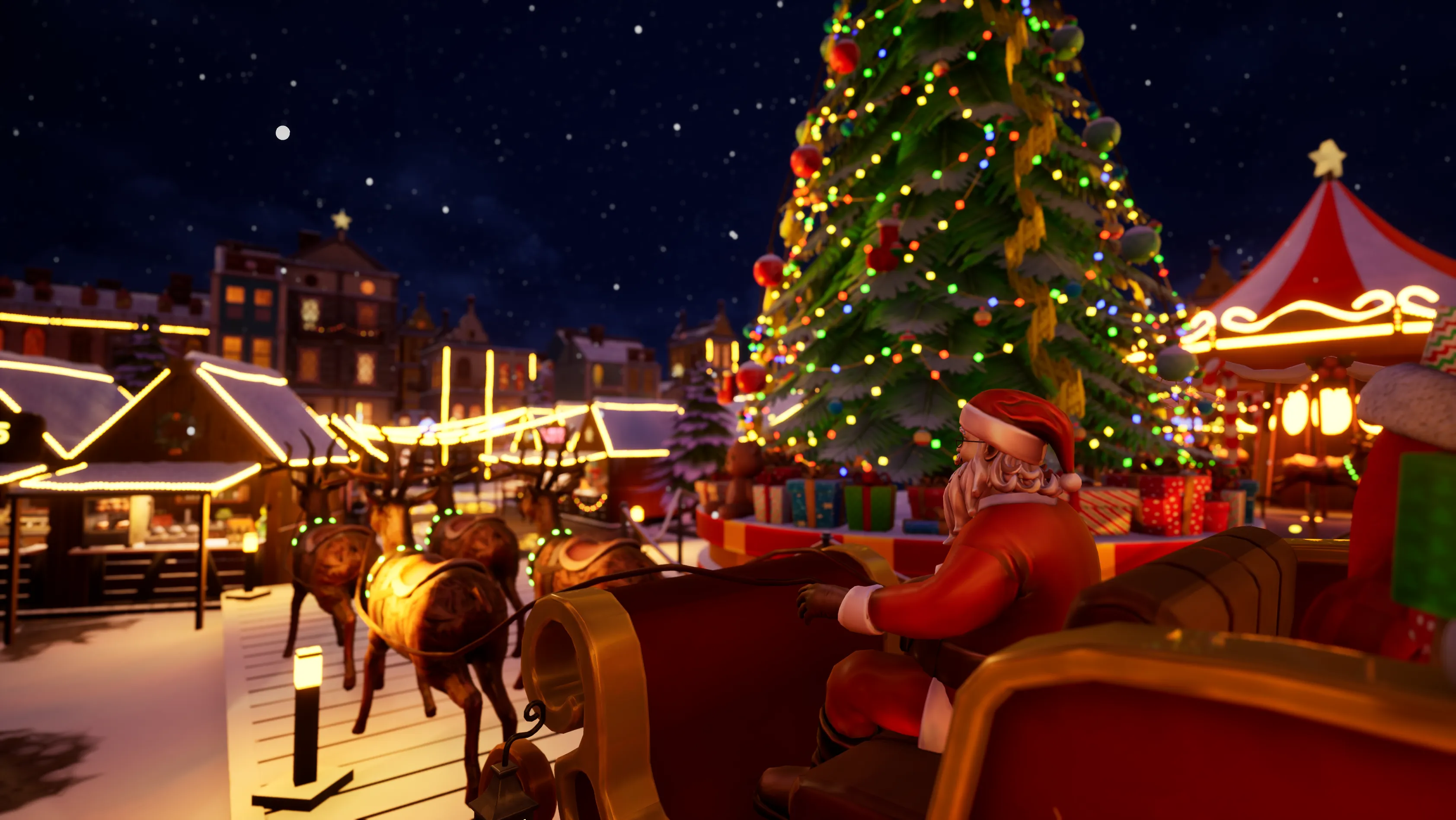 Stylized Christmas Market, image 4