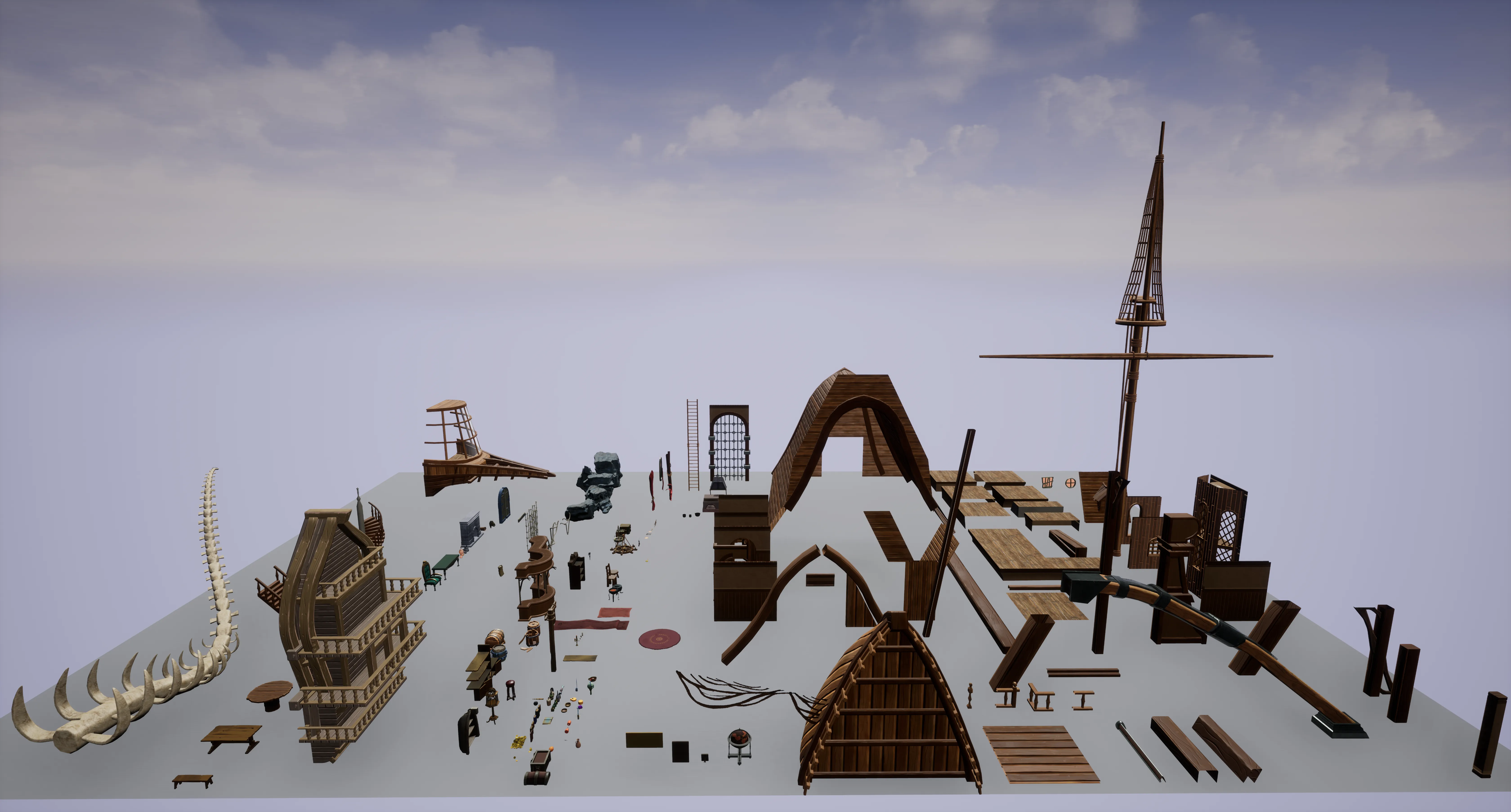 Stylized Pirate Tavern, image 10