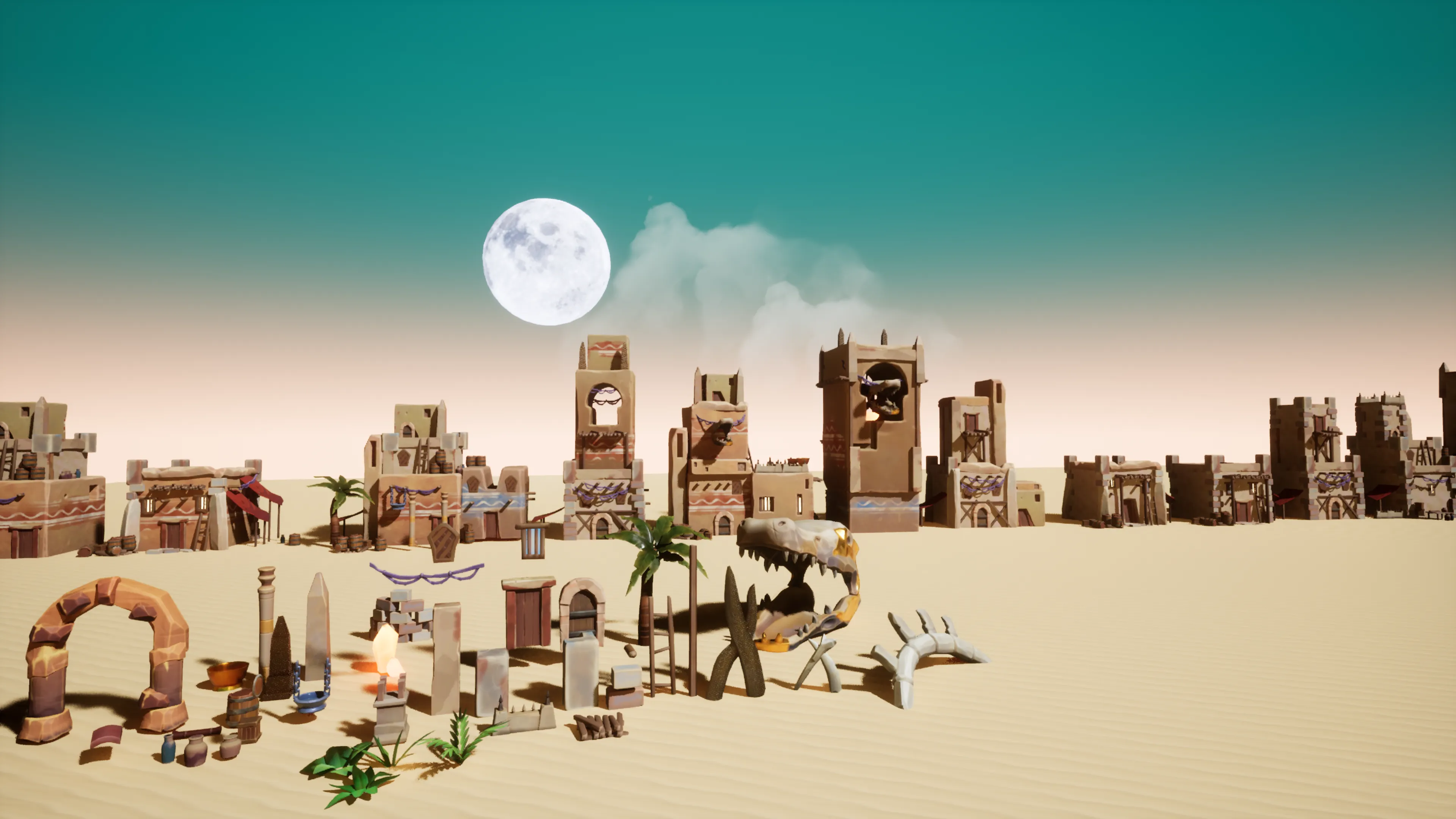 Stylized Desert Town, image 10