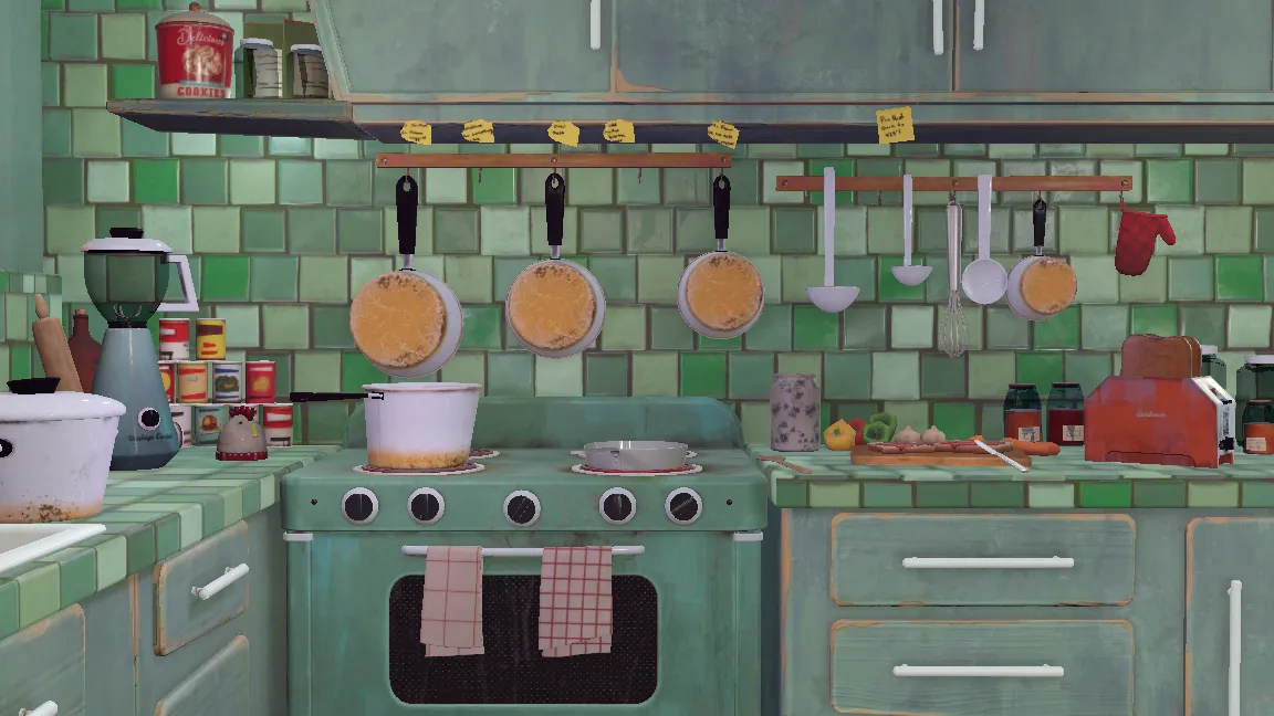 Stylized House Interior, image 16