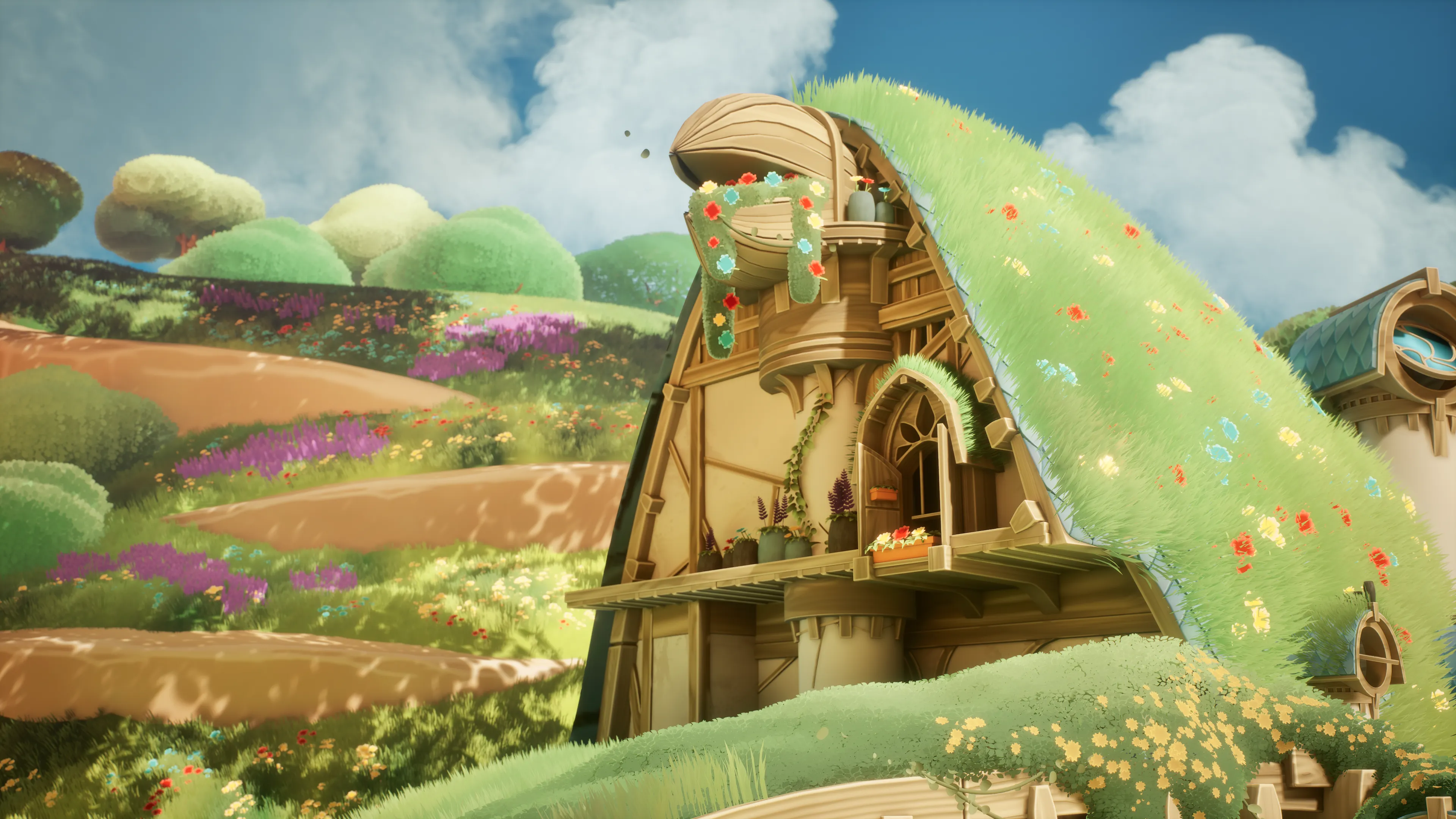 Stylized House Along River, image 9
