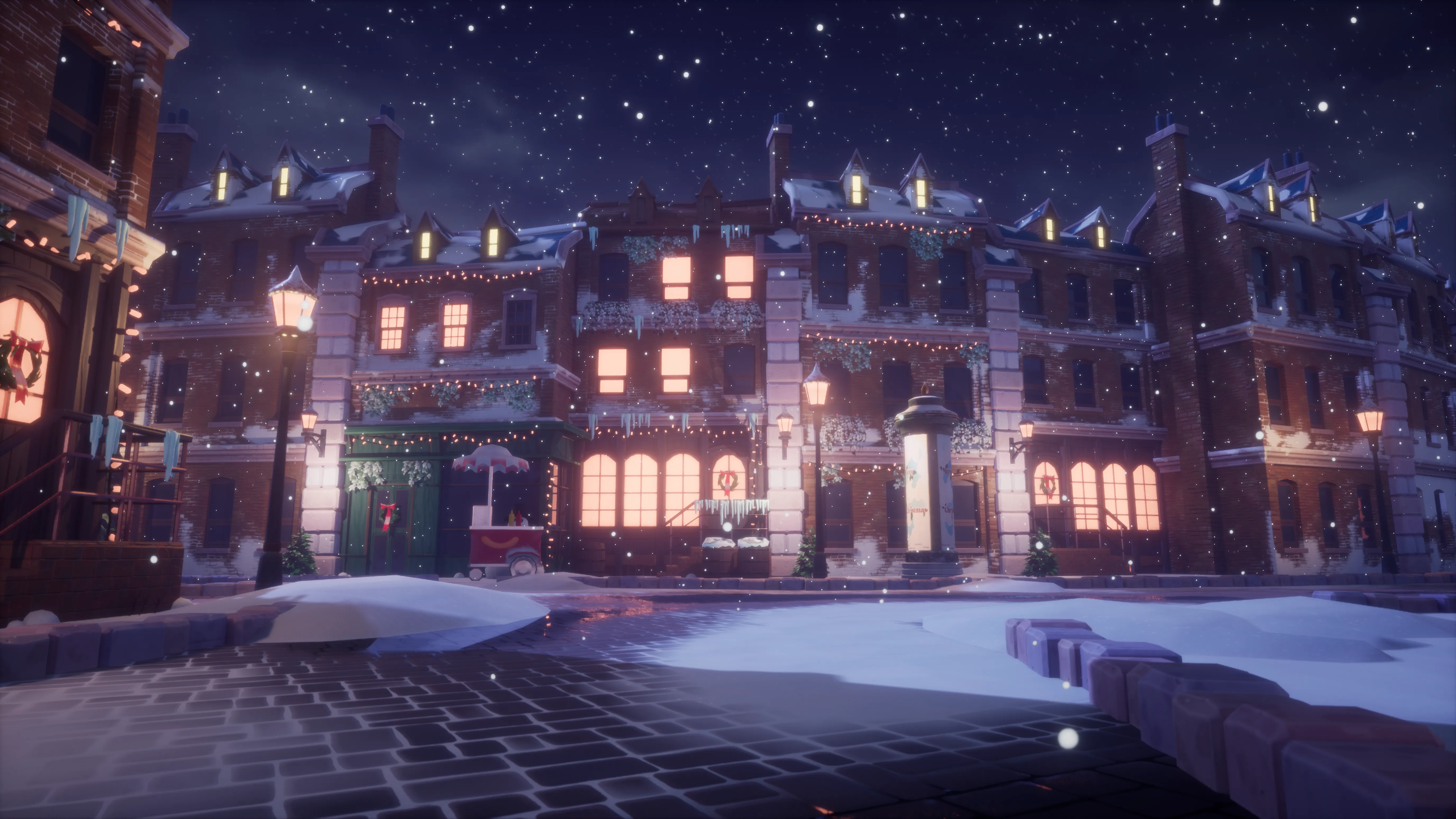Stylized Christmas Town, image 4