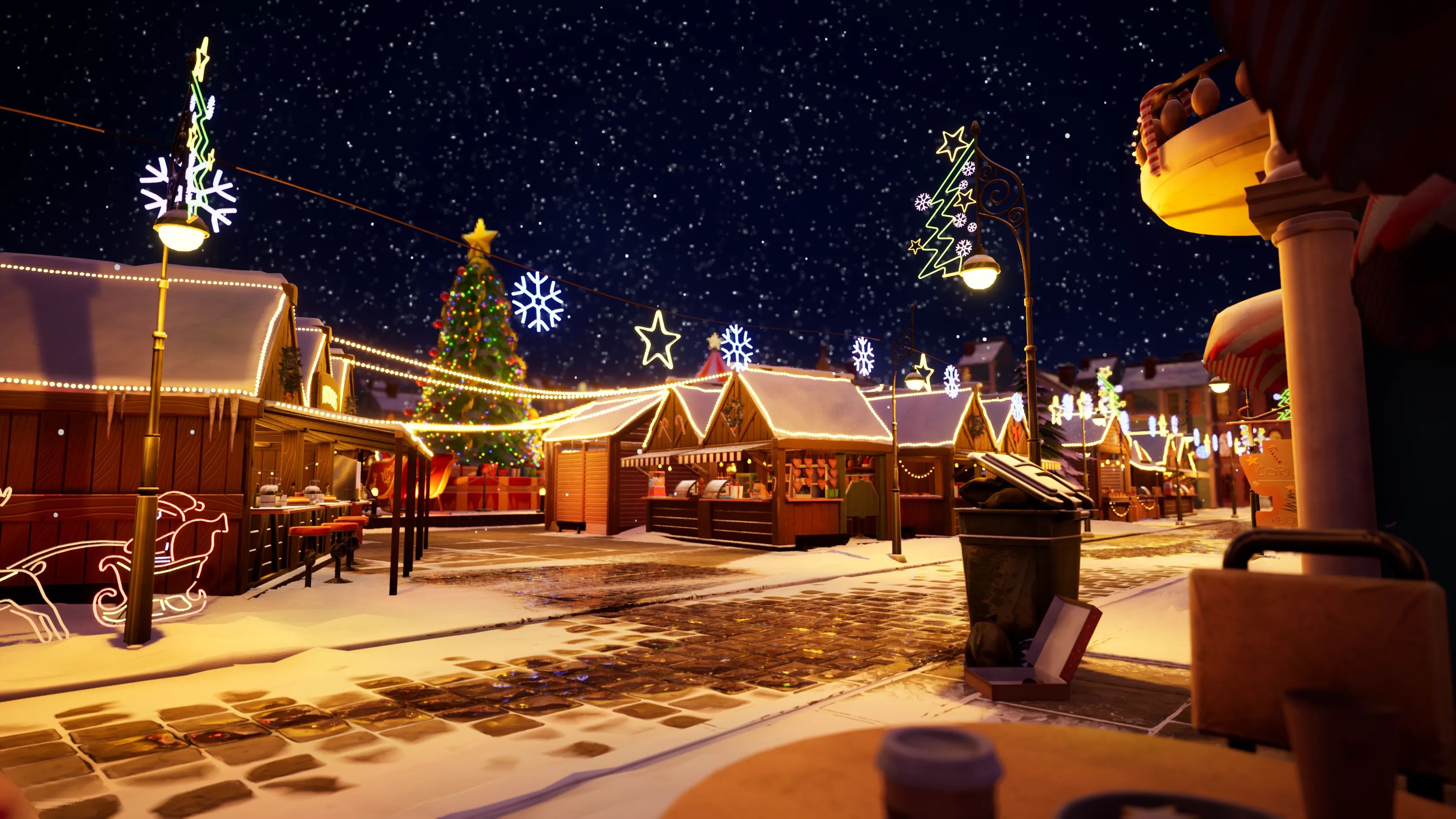 Stylized Christmas Market, image 14