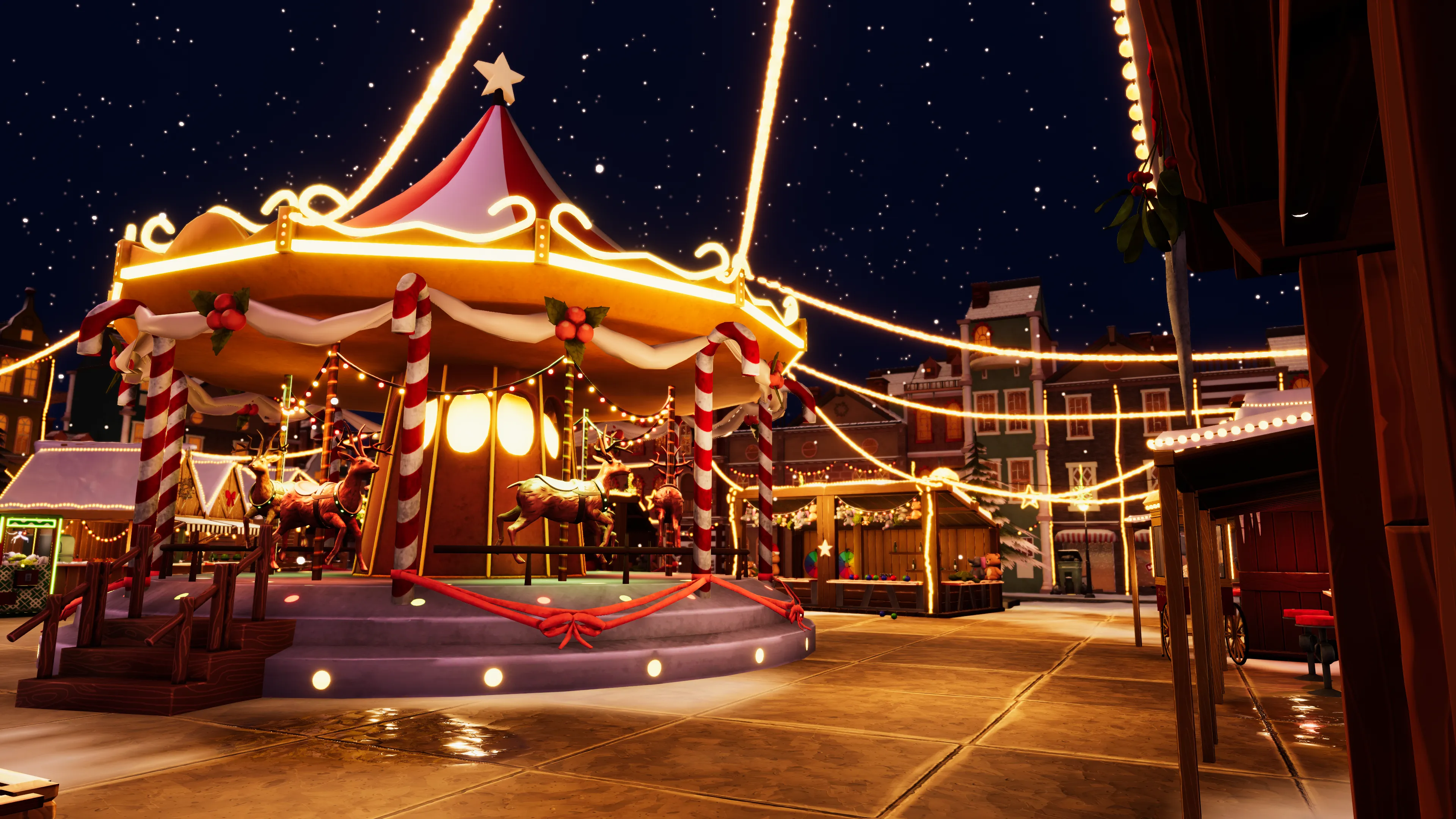 Stylized Christmas Market, image 23