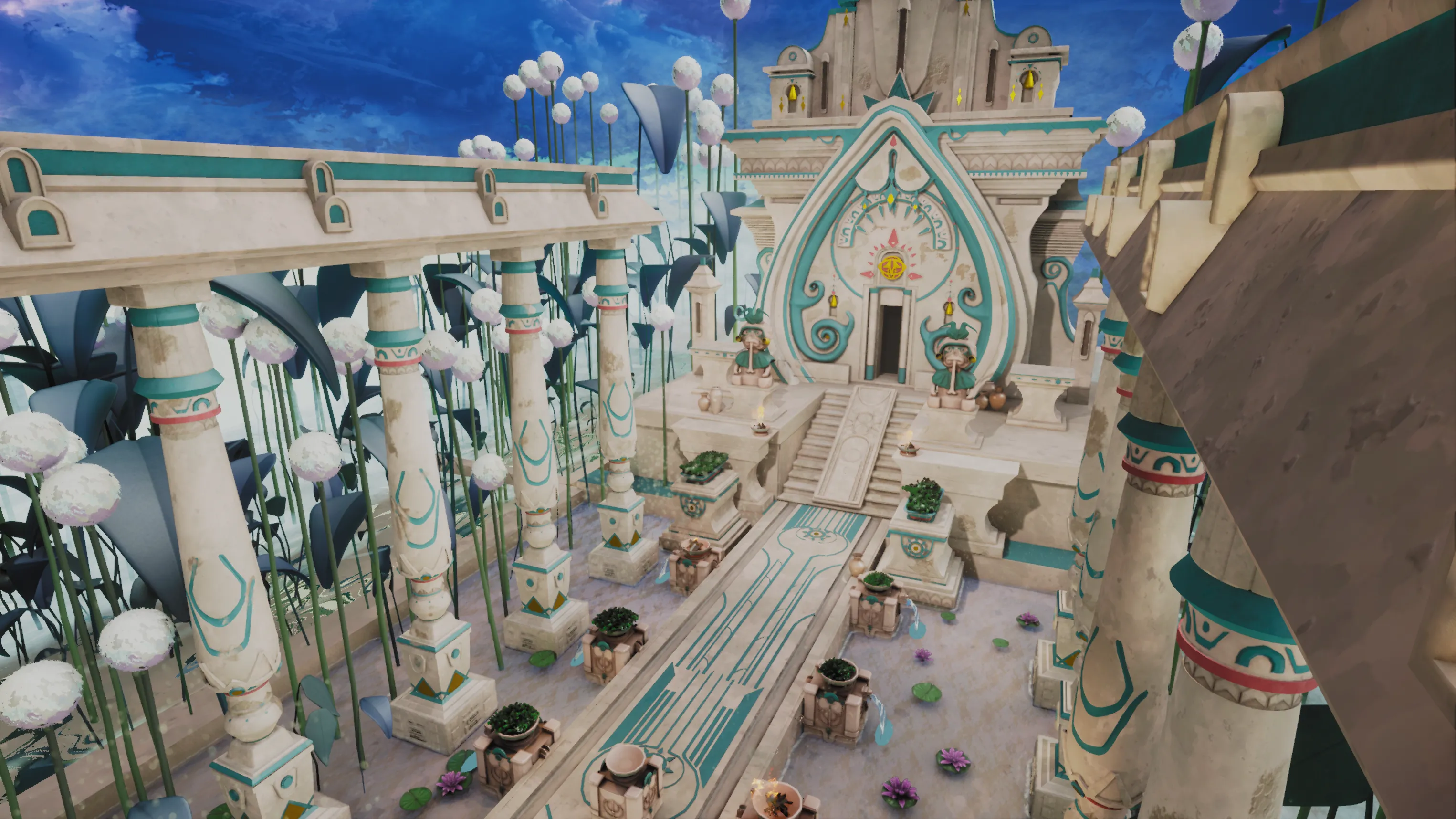 Stylized Ancient Temple, image 8