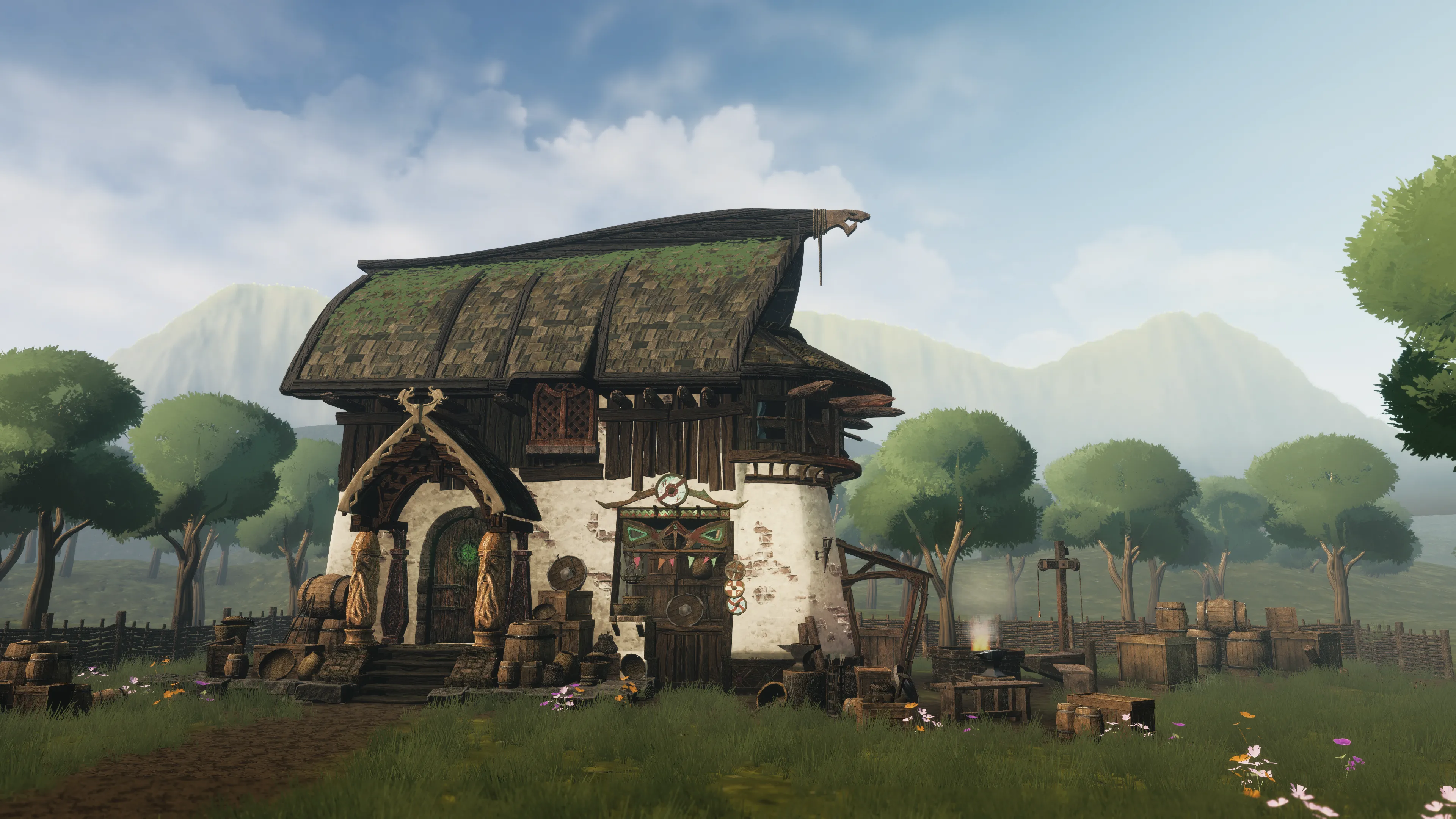 Stylized Viking Hut, image 28