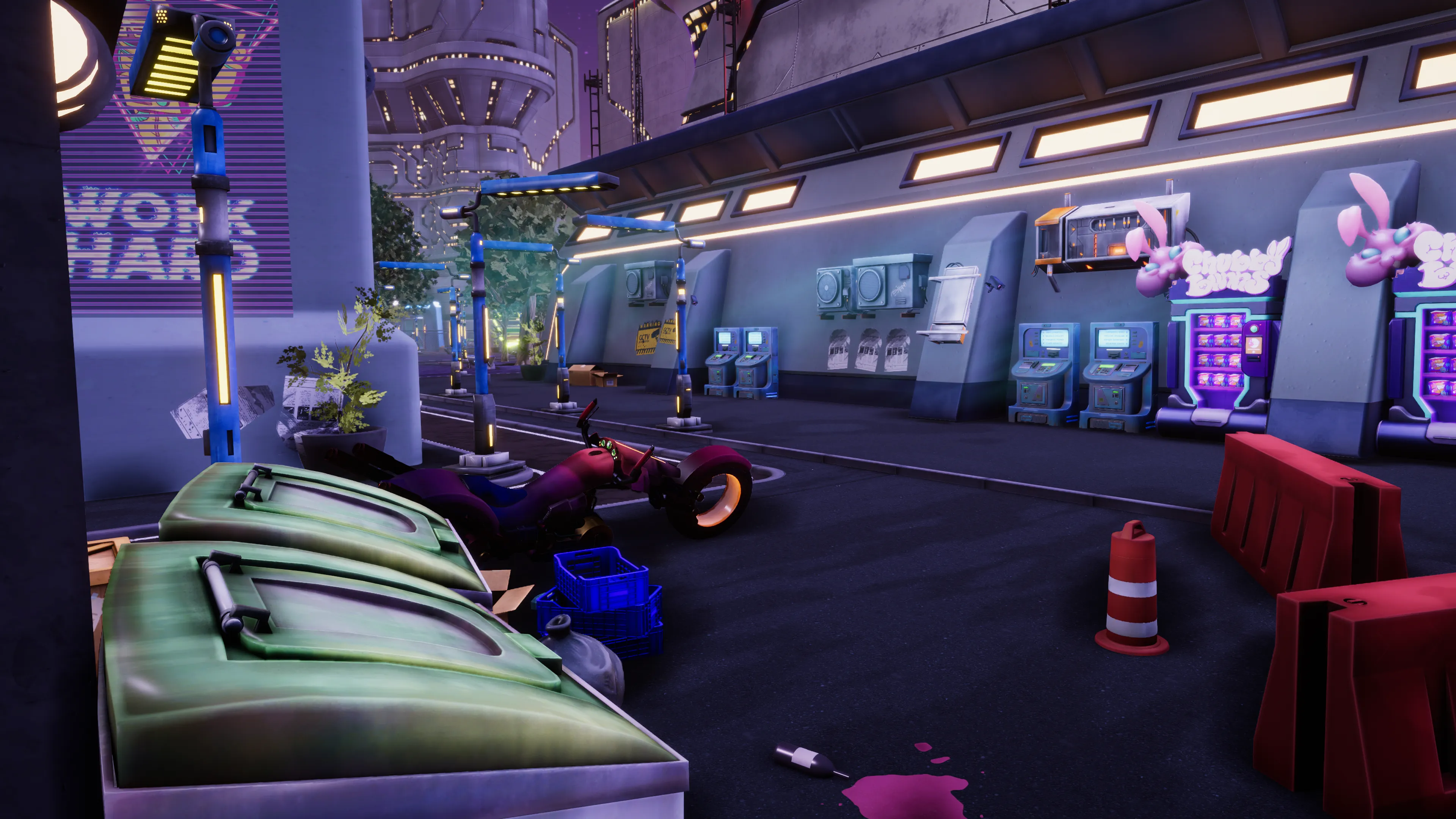Stylized Cyberpunk Street, image 23
