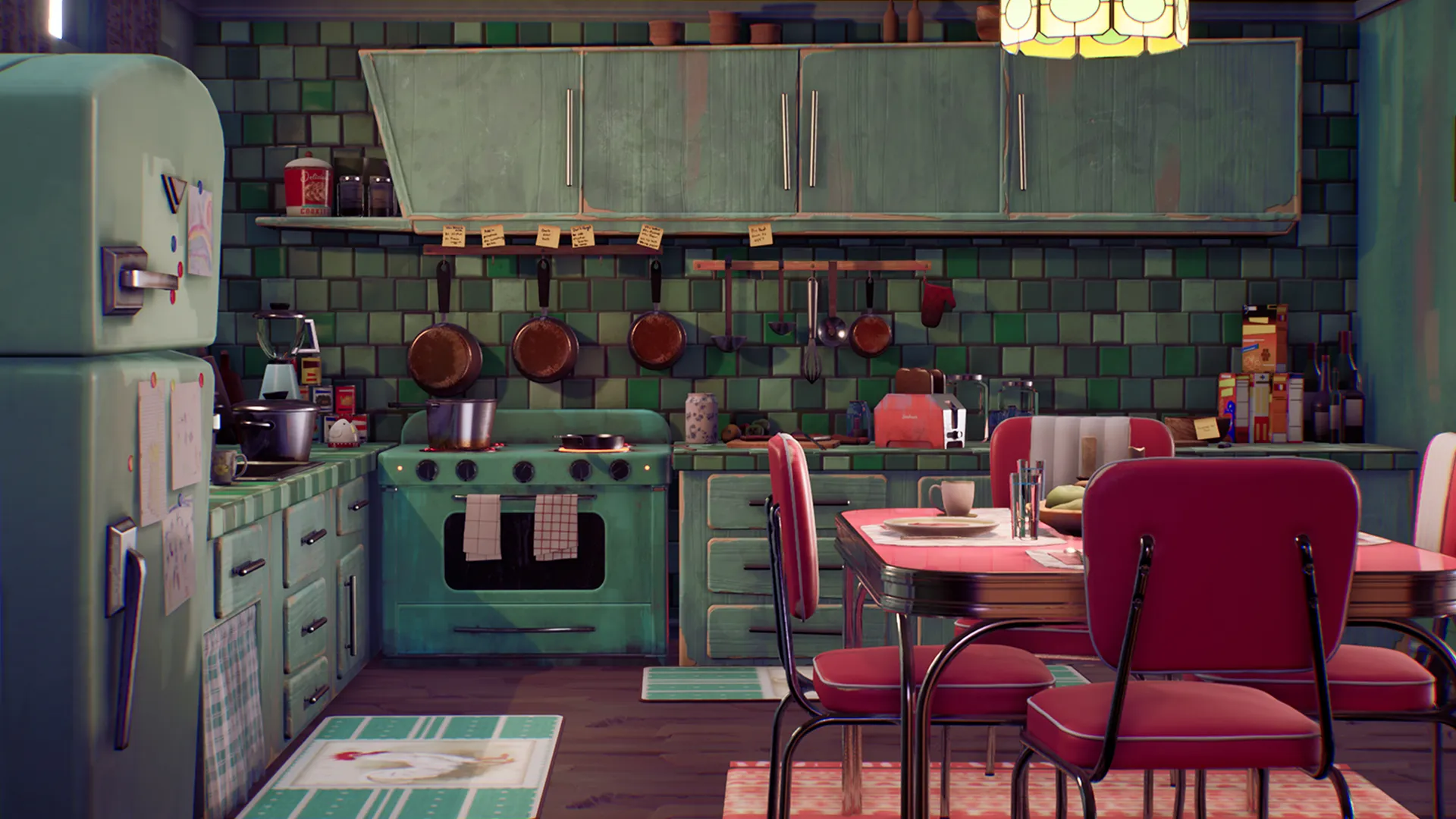 Stylized House Interior, image 2