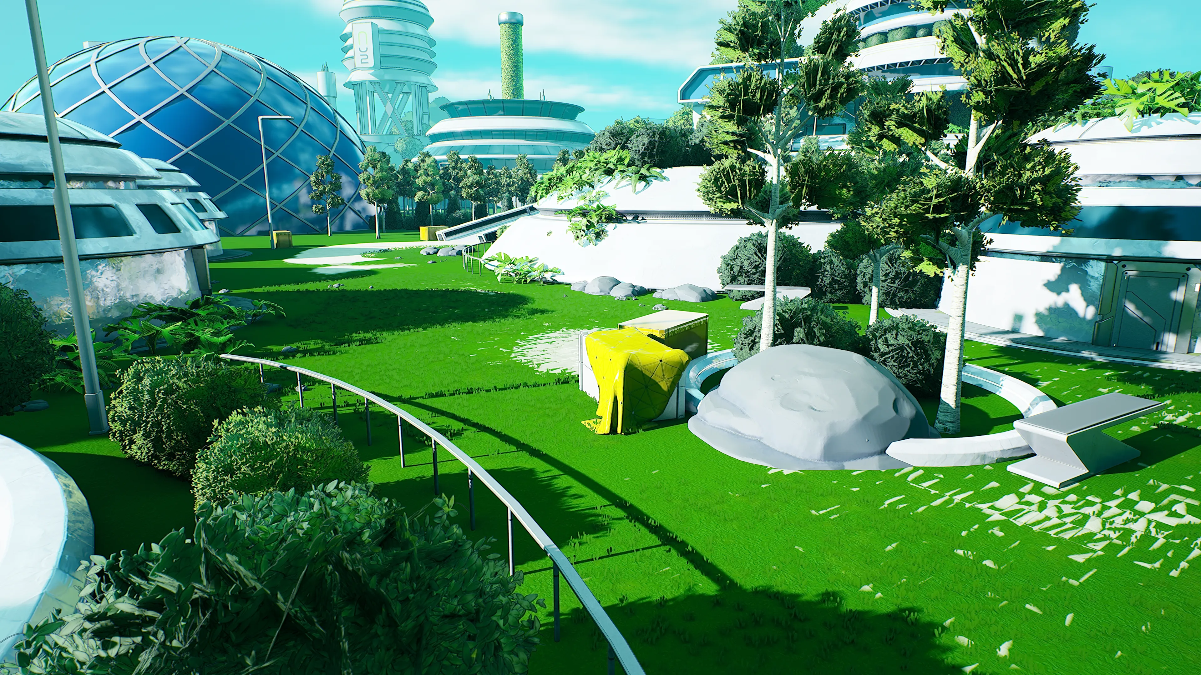 Stylized Solarpunk City, image 4