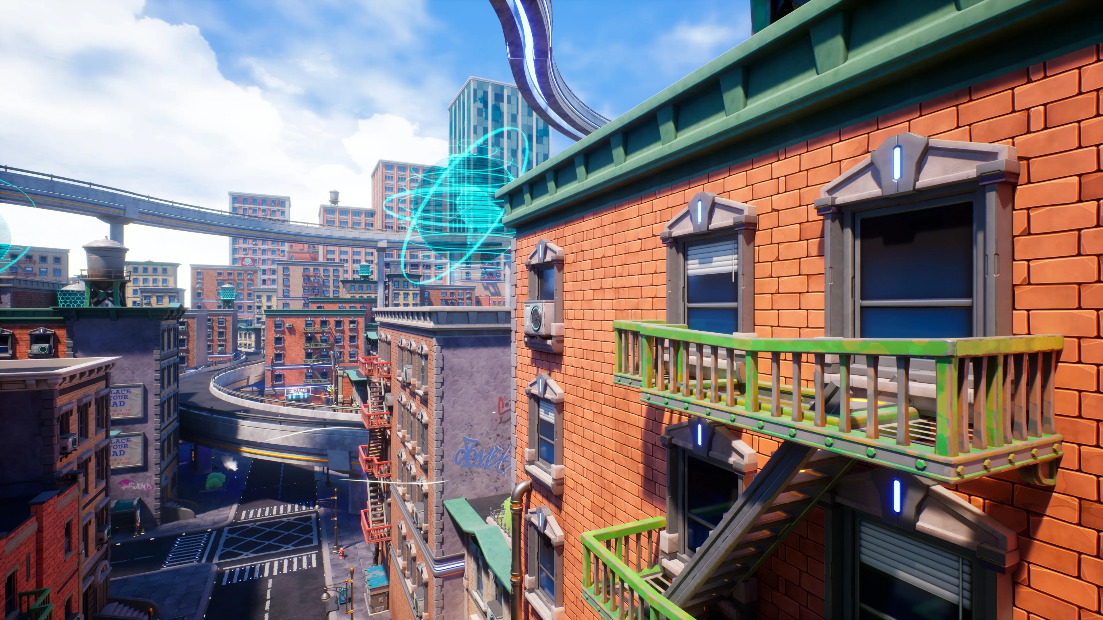 Stylized Sci-Fi Modern City, image 12