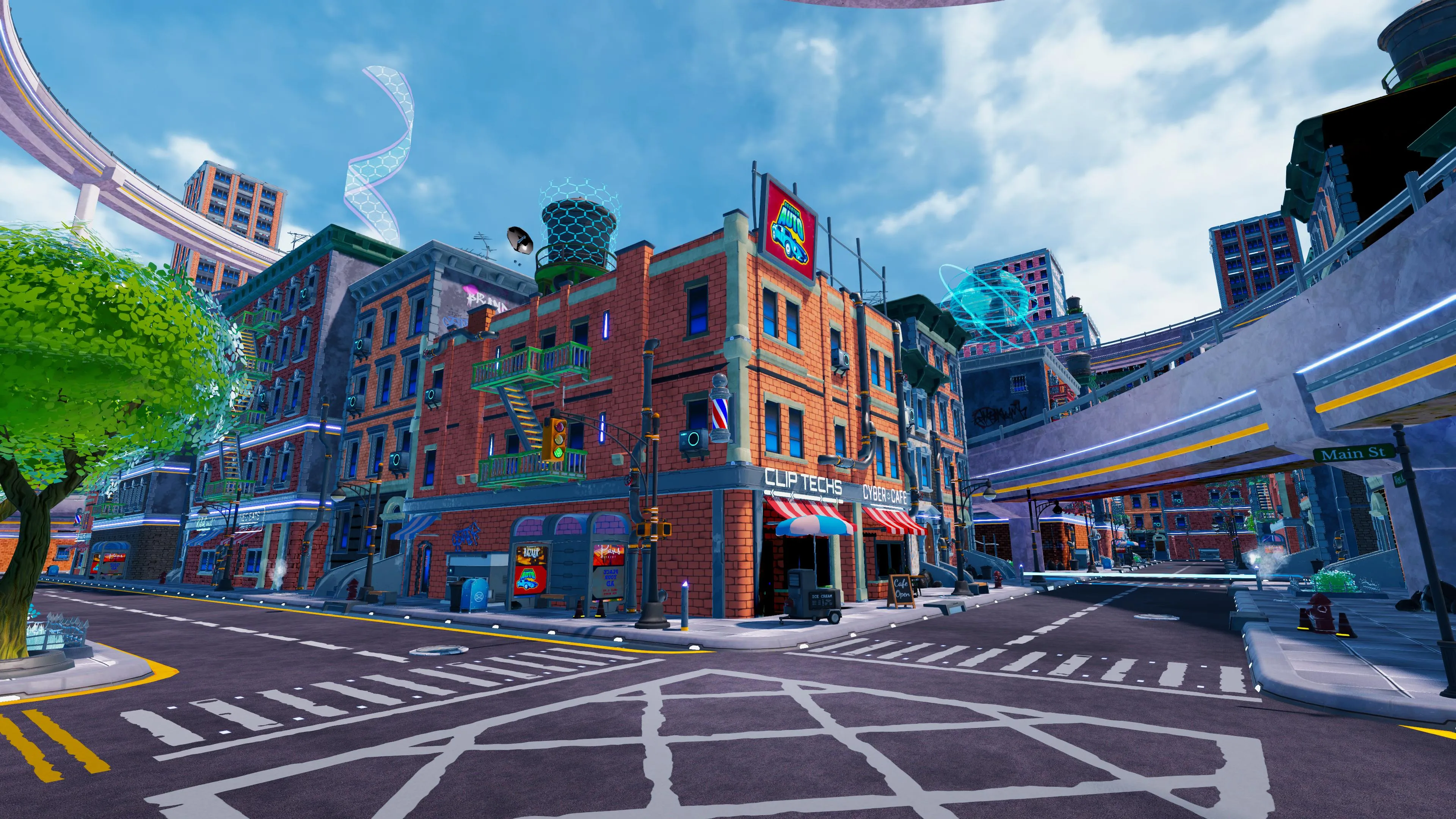 Stylized Sci-Fi Modern City, image 21