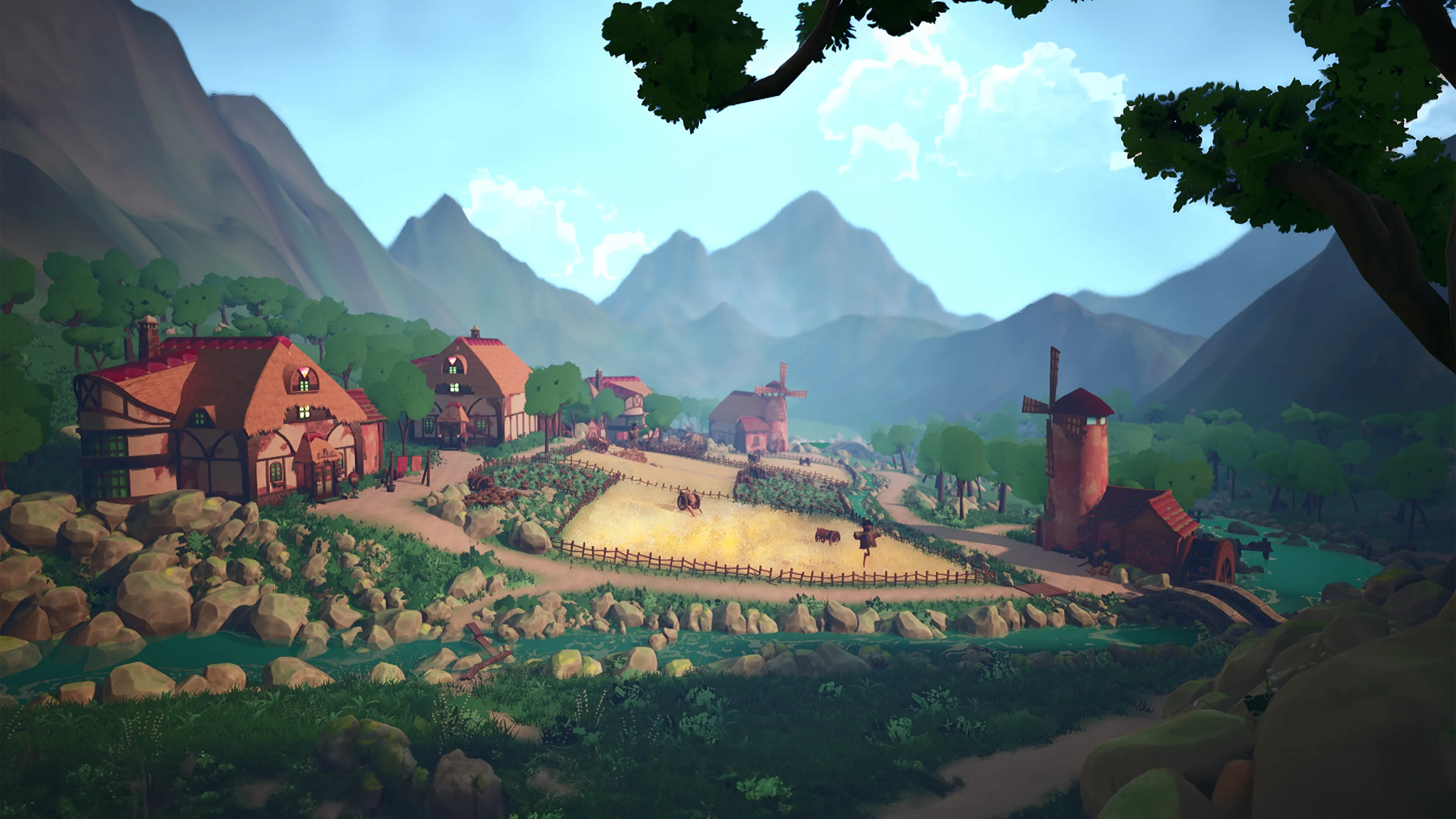 Stylized Windmill Valley, image 3